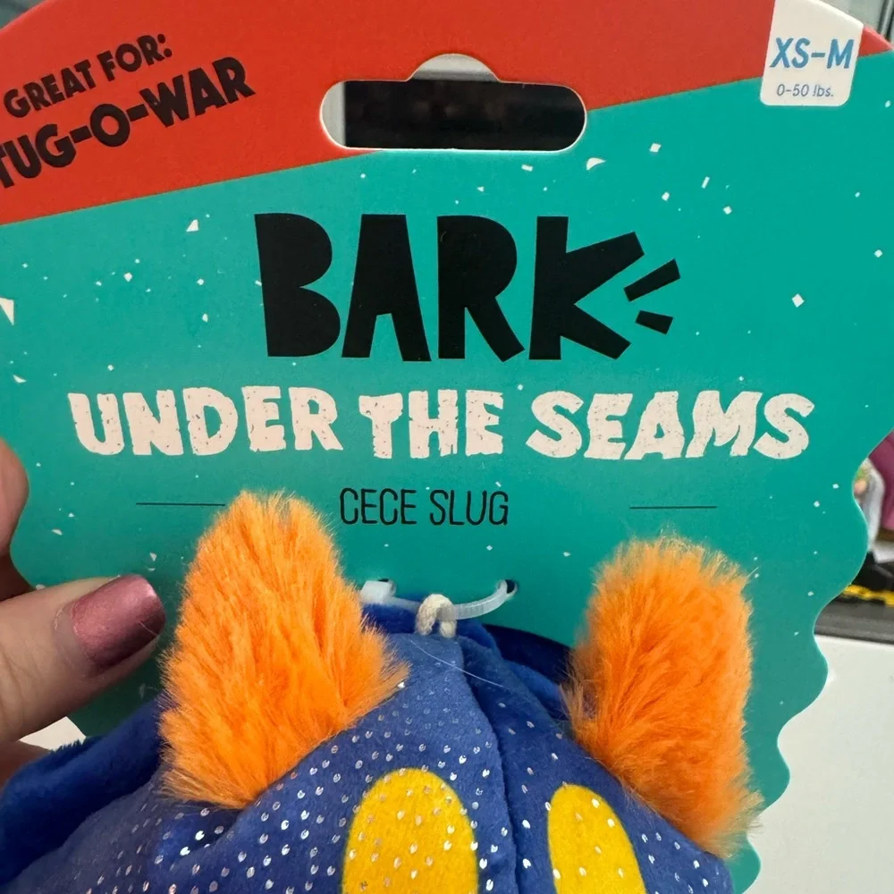 Bark CeCe slug dog toy